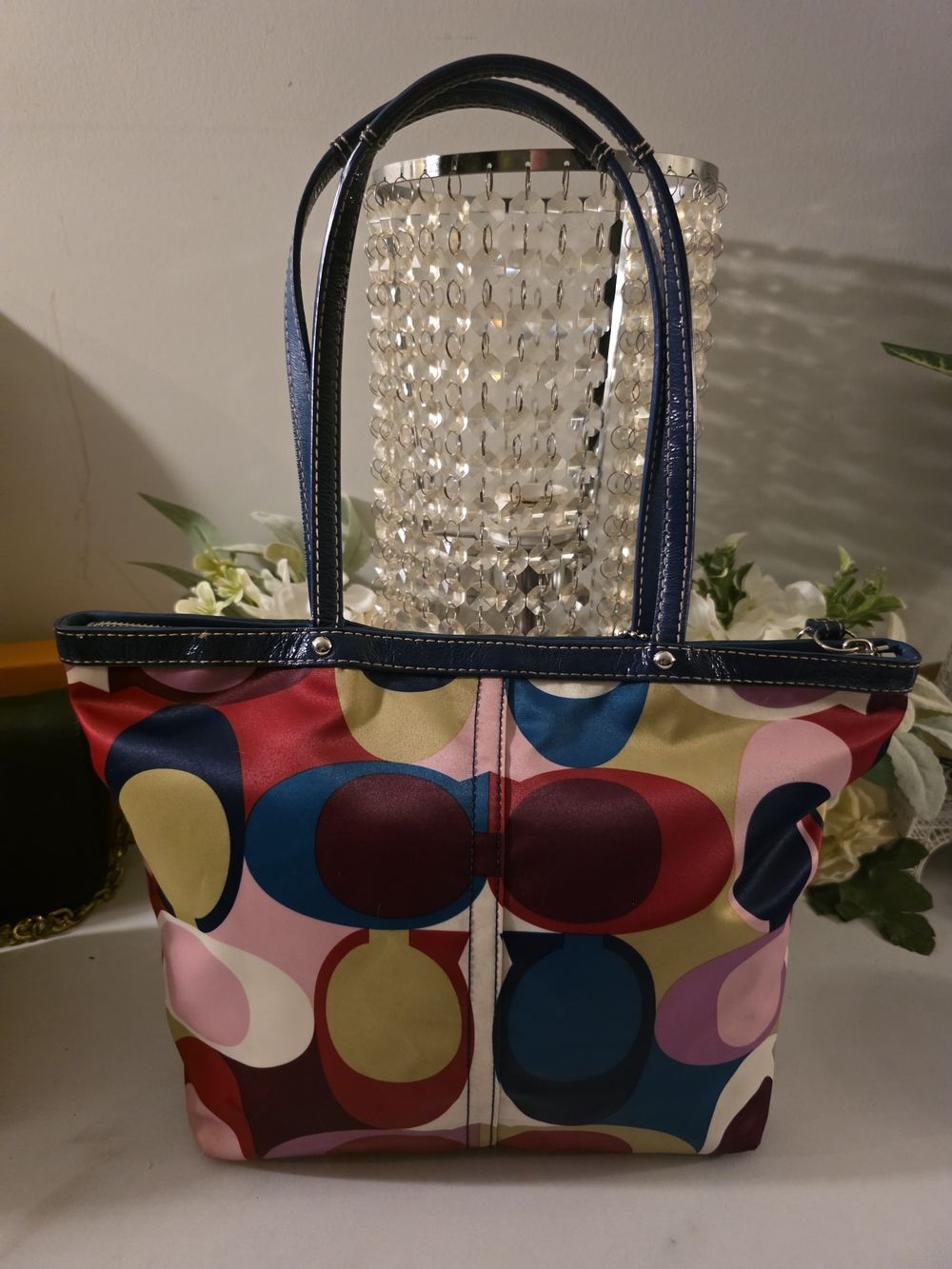 Coach Multicolor Signature Canvas Tote Bag - Picture 3 of 7
